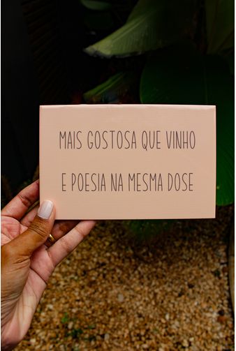 Azulejo Decorativo Mais Gostosa Que Vinho E Poesia Mimo Galeria -3-